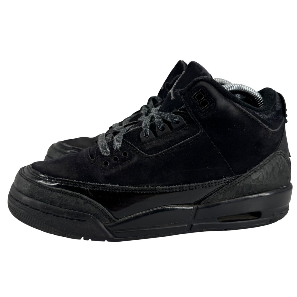 Jordan Air Jordan 3 Retro Sneakers Youth 6Y Black DM0967-001 Elephant Print